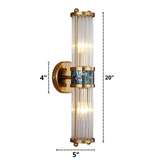 Luxury Glass Up and Down Wall Lights