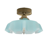 Vintage Brass Glass Pendant Lighting Fixtures