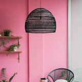 Japanese Wabi-Sabi Rattan Pendant Living Room Lighting