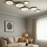 Nordic Flush Ceiling Light Metal Dimmable for Living Room