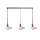 Cream Style Glass Single Pendant Light
