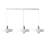 Cream Style Glass Single Pendant Light