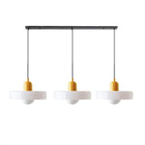 Cream Style Glass Single Pendant Light