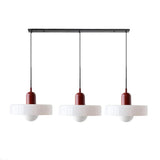 Cream Style Glass Single Pendant Light