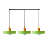 Cream Style Glass Single Pendant Light