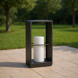 Modern Solar Garden Light LED Black for Pathway