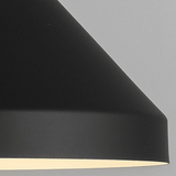 Simple Black Industrial Pendant Light With Cone