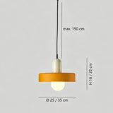 Morandi Pendant Light Glass Height Adjustable for Dining Room