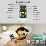 Black Rechargeable Magnetic Wall Light for Bedroom