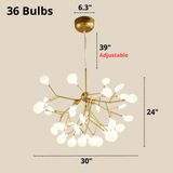 LED Firefly Chandelier Lights for Living Room
