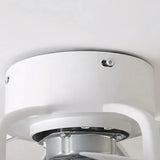 Nordic Ceiling Fan with Light Quiet and Dimmable for Bedroom, Ø 50 cm