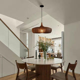 Vintage Wood Ceiling Pendant Light for Dining Room