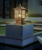Classic Led Outdoor Lantern Pillar Light for Garden