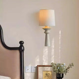 Nordic Fabric Wall Light Wood Dimmable for Living Room