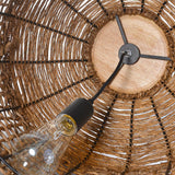 Boho Rattan Pendant Lighting for Kitchen