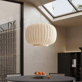 Multi Pendant Dining Room Silk Lantern Light
