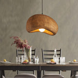 Wabi Sabi Cloud Hanging Pendant Light Over Dining Table
