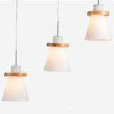 Minimalist Glass Cone Pendant Light