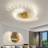 Modern Firework LED Flush Mount Ceiling Light for Living Room