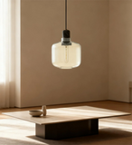 Modern Glass Bottle Pendant Light Dimmable for Dining Rooms