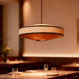Japandi Fabric Pendant Light Dimmable for Dining Room