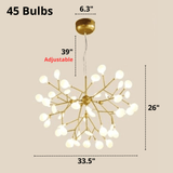 LED Firefly Chandelier Lights for Living Room