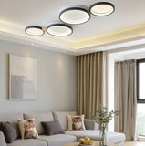 Nordic Flush Ceiling Light Metal Dimmable for Living Room