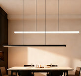 Linear Pendant Light Minimalist Style Dimmable Metal for Dining Room