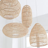 Rattan Pendant Light for Rustic Dining Room