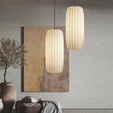 Silk Art Modern Pendant Lights for Living Room