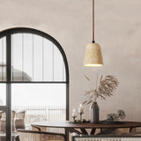 Yellow Cave Stone Wabi-Sabi Dining Table Light Pendant