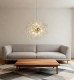 Sputnik Pendant Light Crystal LED Dimmable for Dining Room