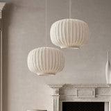 Multi Pendant Dining Room Silk Lantern Light