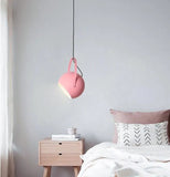 Nordic Macaron Dome Pendant Light Metal Dimmable for Dining Room