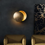 Italian LED Disc Wall Light for Bedroom