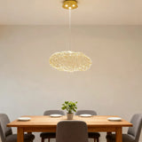 Modern Cloud Pendant Light Metal for Dining Rooms, Height Adjustable