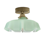 Vintage Brass Glass Pendant Lighting Fixtures