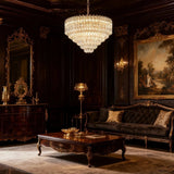 Luxury 6-Tiered Crystal LED Chandelier for Living Room