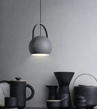 Metal Globe Pendant Light Dimmable Nordic Style for Dining Room