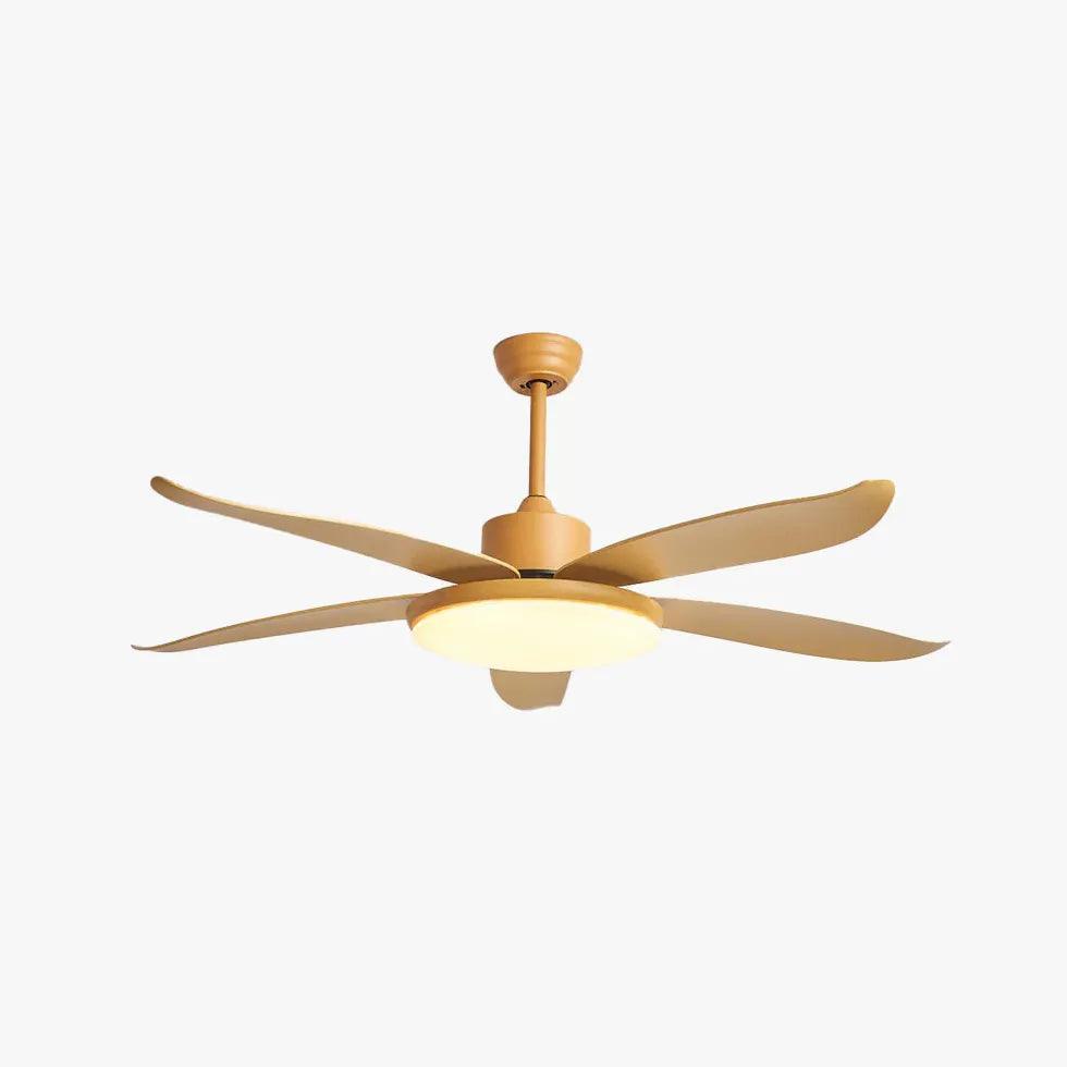 6-Blade Dimmable for Dining Room Ceiling Fan Light - Clowas