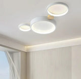 Nordic Multi-Ring Eye-care Ceiling Light Fixture for Living Room