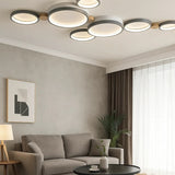 Nordic Flush Ceiling Light Metal Dimmable for Living Room
