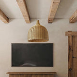 Japanese Rattan Dining Room Pendant Light