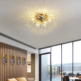 Premium Dandelion Crystal Ceiling Light for Bedroom