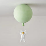 Balloon Astronaut Ceiling Light for Children, Anti Glare