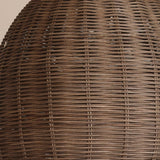 Wabi-Sabi Rattan Pendant Light for Bedroom