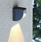 Modern Black Aluminum LED Waterproof Wall Sconce