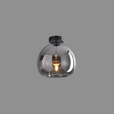 Nordic Glass Semi Flush Mount Ceiling Light for Hallway