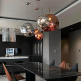 Modern Lava Glass Pendant Light for Dining Room