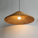 Wabi-Sabi Bamboo Pendant Ceiling Light for Kitchen